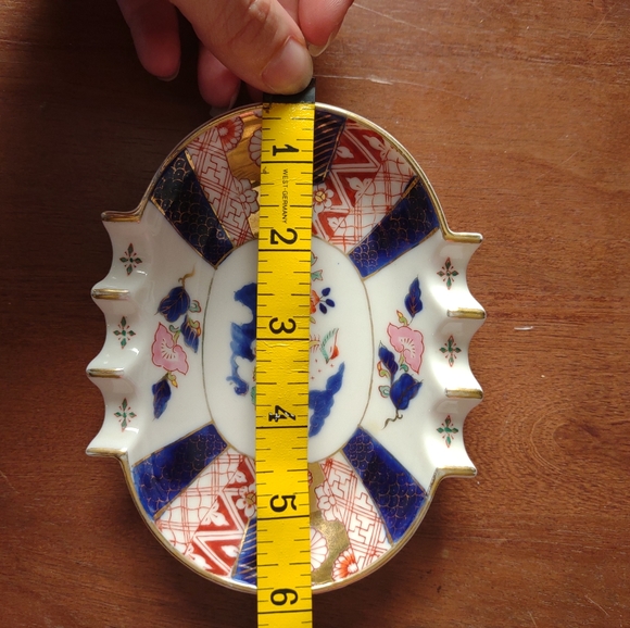 🌹2 for $25 VINTAGE KUTANI KOSEN PORCELAIN DEMITASSE ASTRAY/TRINKET JAPAN - Picture 8 of 10